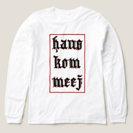 レッド・ハウス・コム・メージュ・モン族のカスタムデザインTシャツ トライブレンドＴシャツ