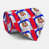 レッド・バスセット・ハウンド・エンジェル ネクタイ (ロール)