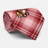 レッド・バセット・ハウンド ネクタイ (ロール)
