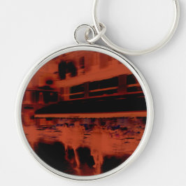 レッド・パリの夜。急カッコいい動 キーホルダー