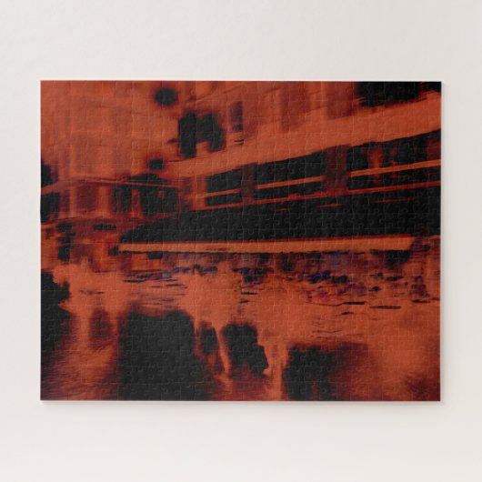 レッド・パリの夜。急カッコいい動 ジグソーパズル (横)