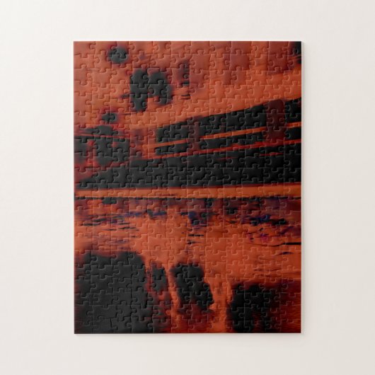 レッド・パリの夜。急カッコいい動 ジグソーパズル (縦)