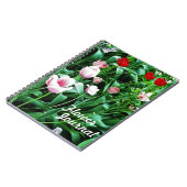 レッド&ピンクチューリップ写真 ノートブック (左側)