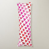 レッド&ピンクハート ボディピロー (正面縦)