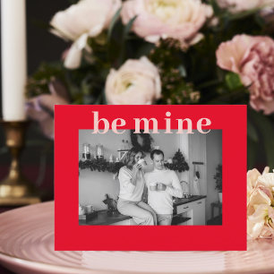 レッド&ピンクベミン カップルの写真 Valentines Po ポストカード