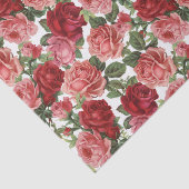 レッド&ピンクローゼフラワーズフローラティッシュペーパー 薄葉紙 (詳細)