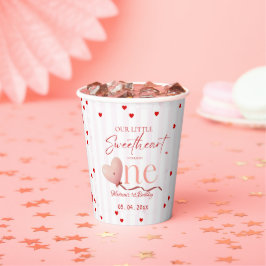 レッド ピンク ハート バレンタインデー スウィートハート 誕生日 紙コップ