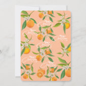 レッド&ピーチファズザムアモアブライダルシャワーパーティー 招待状 (裏面)