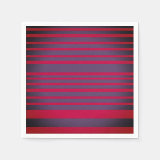 レッド&ブラウン紙ナプキンス スタンダードカクテルナプキン (正面)