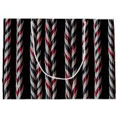 レッド&ブラックキャンディカネゴトマス抱き枕 ラージペーパーバッグ (裏面)