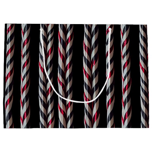 レッド&ブラックキャンディカネゴトマス抱き枕 ラージペーパーバッグ (裏面)