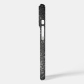 レッド&ブラックグリッターバスケットボールチームジャージー Case-Mate iPhoneケース (裏面 / 左)