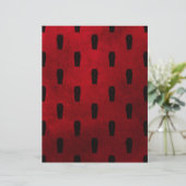 レッド&ブラックコーヒーハロウィンスクラップブック紙 (スタンド正面)