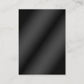 レッド&ブラックサテンプリーツ披露宴カード エンクロージャーカード (裏面)