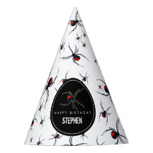 レッド&ブラックスパイダーバースデーパーティーテーマ