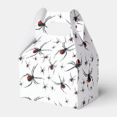 レッド&ブラックスパイダーバースデーパーティーテーマ フェイバーボックス (裏面サイド)