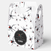 レッド&ブラックスパイダーバースデーパーティーテーマ フェイバーボックス (オープン)