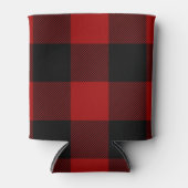 レッド&ブラックプレイドクーラーボックス 缶クーラー (正面)