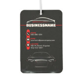 レッド&ブラックプロフェッショナル車のカーの詳細 カーエアーフレッシュナー (正面)