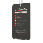 レッド&ブラックプロフェッショナル車のカーの詳細 カーエアーフレッシュナー (左)