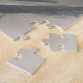 レッド&ブラックマッスルカー ジグソーパズル (側面)