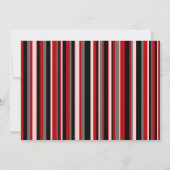 レッド&ブラックレースカー誕生日招待状 招待状 (裏面)