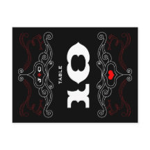 レッド&ブラックロックアンドロール音楽テーマ結婚ズ