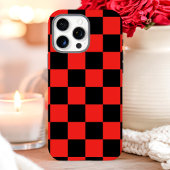 レッド ブラック チェック柄 Case-Mate iPhoneケース