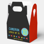 レッド ブラック ビデオゲーム アーケード プレーヤー 10歳の誕生日 フェイバーボックス (オープン)