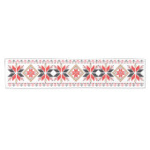 レッド、ブラック&ブラウン南西スタイル ショートテーブルランナー (横)