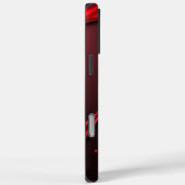 レッド ブラック 3D グラデーション スマホケース Case-Mate iPhoneケース (裏面 / 右)