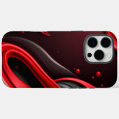 レッド ブラック 3D グラデーション スマホケース Case-Mate iPhoneケース (裏面 (横))