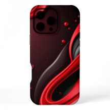レッド ブラック 3D グラデーション スマホケース