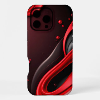 レッド ブラック 3D グラデーション スマホケース iPhone 16 PRO MAXケース