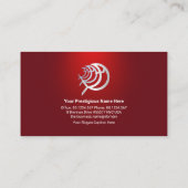 レッド·ブラッド·ヴィネット·スポット·ライト·イッチュス省 名刺 (裏面)