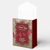 レッド、ブルゴーニュ、金ゴールドティアラキンセアニェラの好意ボックス フェイバーボックス (オープン)