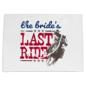 レッド&ブルーザブライドの最後のライド大抱き枕 ラージペーパーバッグ (正面)