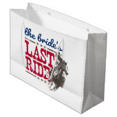 レッド&ブルーザブライドの最後のライド大抱き枕 ラージペーパーバッグ (正面アングル)
