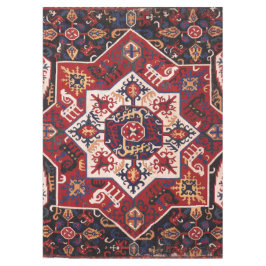 レッド&ブルーペルシャデザイン テーブルクロス