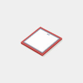 レッド ブルー モノグラム ポストイット (アングル)