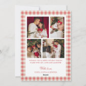 レッド プライド ボヘミアンボウ リボン 5枚の写真 シーズンカード (裏面)