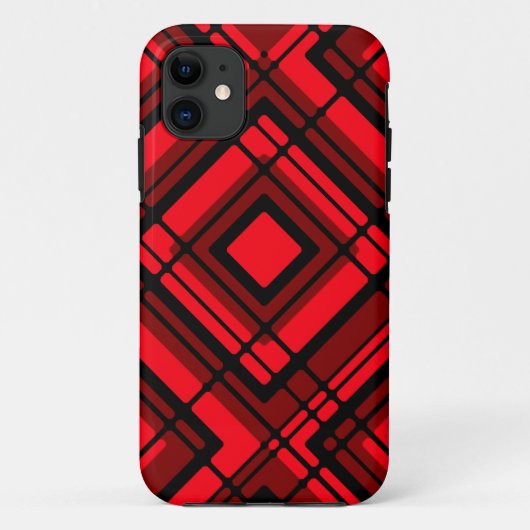 レッド プリント Case-Mate iPhoneケース (裏面)