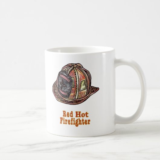 レッド・ホット・ファイアファイター コーヒーマグカップ (右)