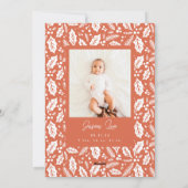 レッド ホリー フォト アーチ | メリー リトル クリスマス (裏面)