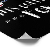 レッド・ホワイトとブルーこのコーヒーは… ポスター (角)