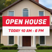 レッド&ホワイトオープンハウスLエテ実在ート 横断幕