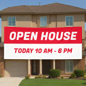 レッド&ホワイトオープンハウスLエテ実在ート 横断幕