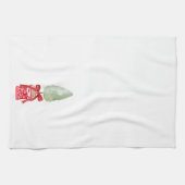 レッド&ホワイトチノワセリートピアリーホリデイ キッチンタオル (横)