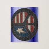 レッド、ホワイトブルーピース – パズル (縦)