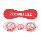 レッド |ホワイトレトロ野球スポーツ 野球ボール (パネル)